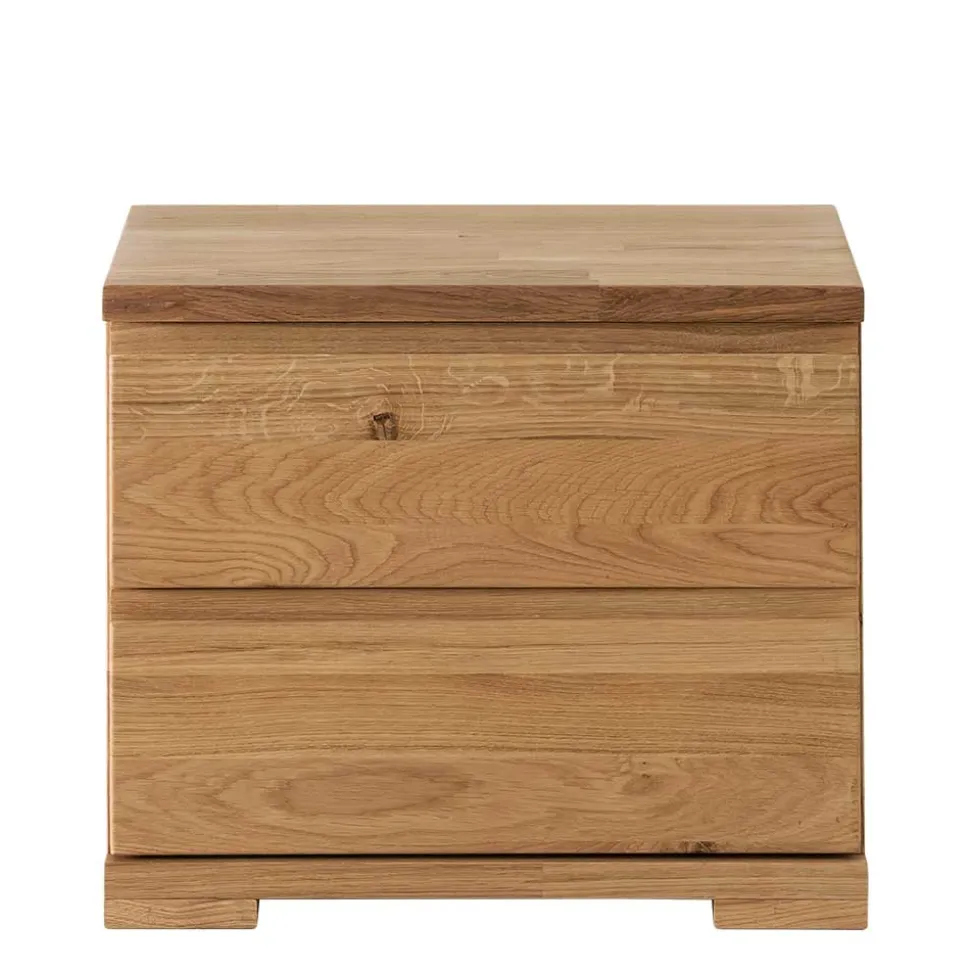 2 Schubladen Nachtkommode - 50x45x35 cm - Atluvia