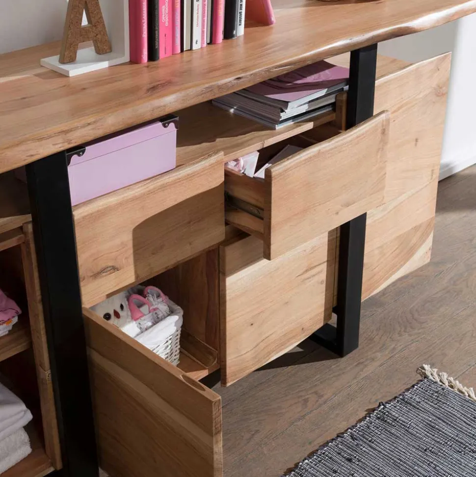 Abgefahrenes Design Sideboard aus Akazie - Lussina