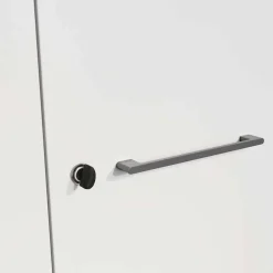 Abschließbarer Akten Büroschrank in Lichtgrau - Ofledio