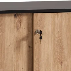 Abschließbarer Ordnerschrank mit Schiebetüren - Evasilica