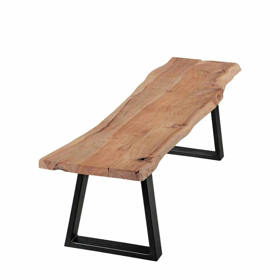 Akazie Holzbank Lussina mit Baumkante