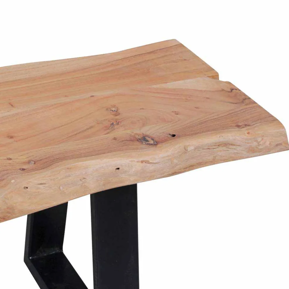 Akazie Holzbank Lussina mit Baumkante