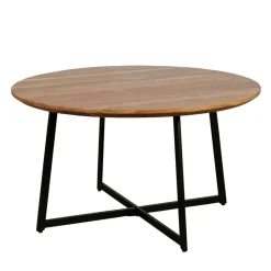 Akazie Sofatisch mit Schweizer Kante - Limona