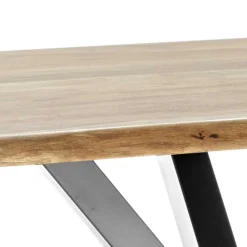 Akazie Tisch fürs Esszimmer mit Baumkante - Symonya