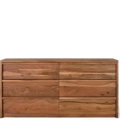 Akazienholz Sideboard mit sechs Schubladen - Vomano