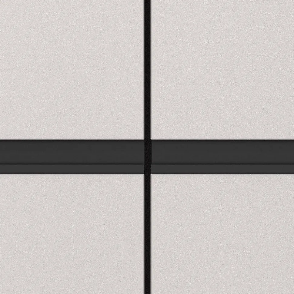 Aktenschrank in Hellgrau mit Schwarz - Great