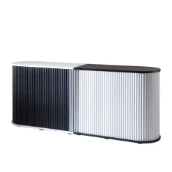 Aktenschrank Mucurapo mit Rolladen (zweiteilig)