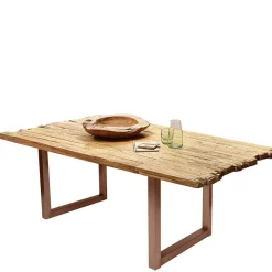 Altholz Essenstisch aus massivem Teak rustikal - Numento