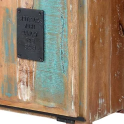 Altholz Kombikommode mit Schiebetüren - Jevilia