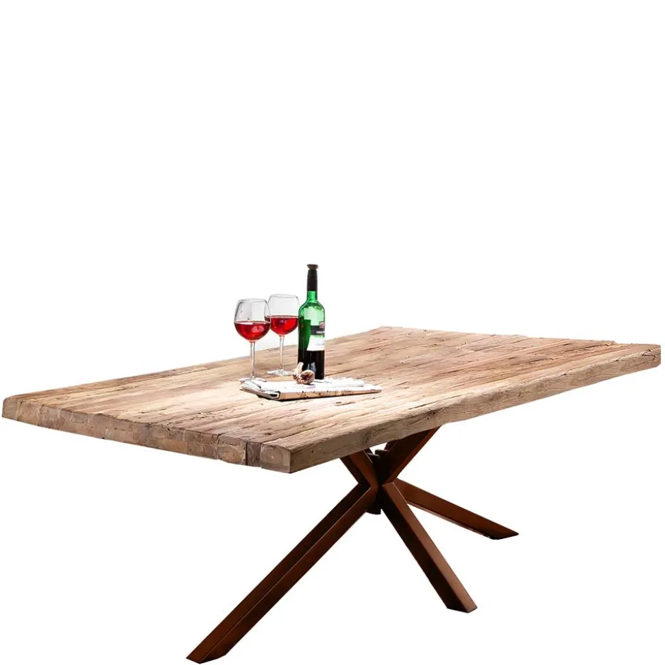 Altholztisch aus Teak Massivholz - Dattilon