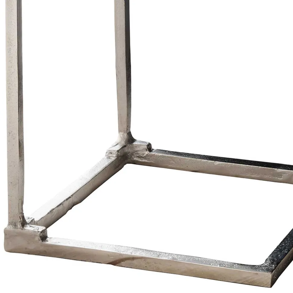 Alu Anstelltisch in Nickelfarben - Alagos