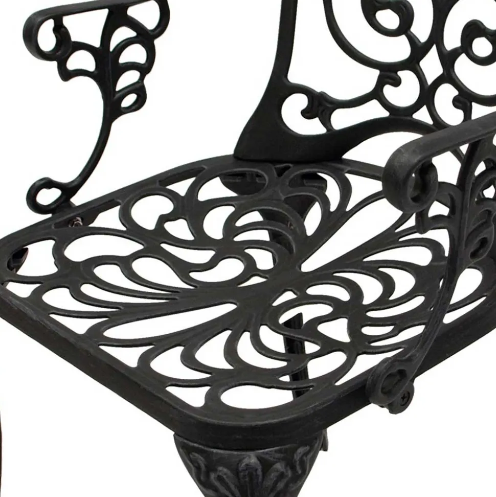 Aluguss Armlehnenstuhl für den Garten - Graziello