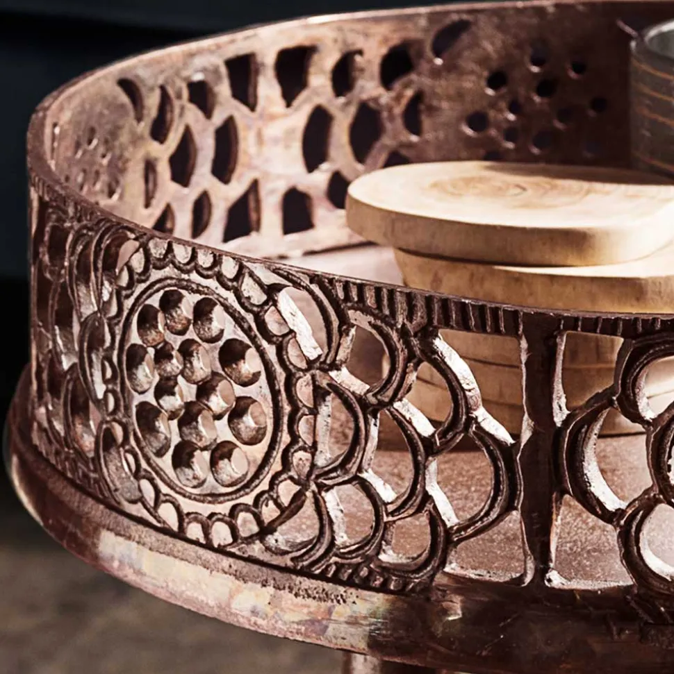 Aluminium Beistelltisch in Kupfer - Aventino