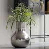 Aluminium Vasen in Silberfarben - Kisana (2er Set)