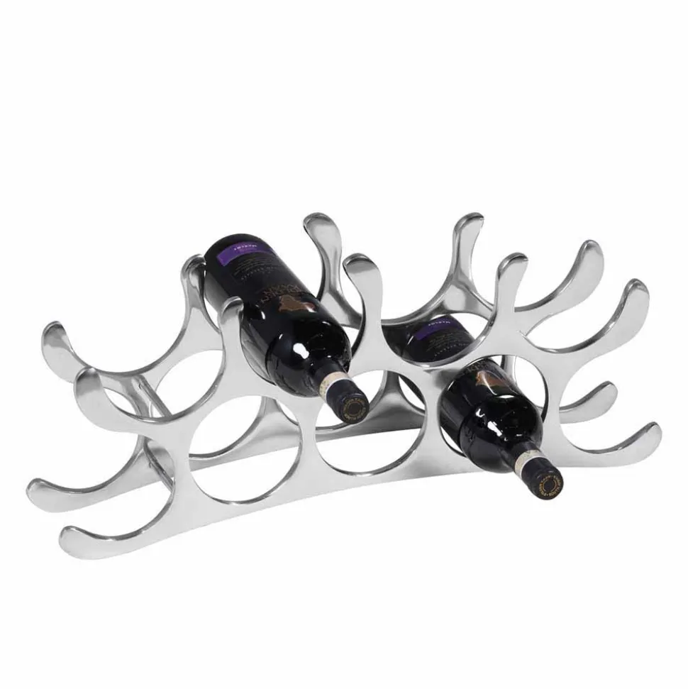 Aluminium Weinflaschenhalter Forca im Design modern