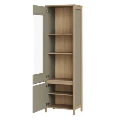 Anbauwand Kombination im Scandi Chic - Promo (vierteilig)