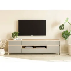 Anbauwand Kombination im Scandi Chic - Promo (vierteilig)