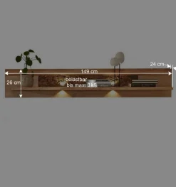 Anbauwand Möbel Kombination modern - Cassna (dreiteilig)