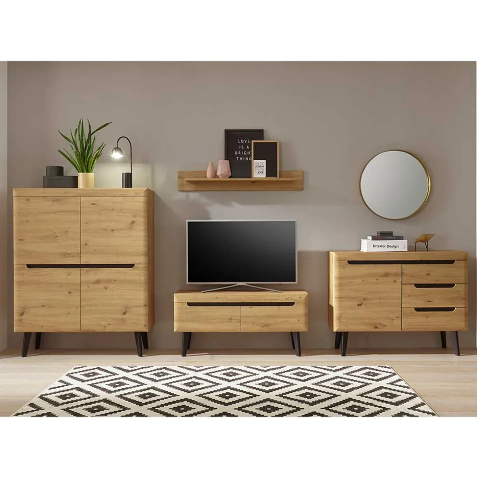 Anbauwand Möbel Kombination - Olcian (vierteilig)