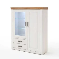 Anbauwand Set im Country Style - Samula (vierteilig)