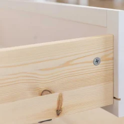 Anrichte in Weiß und Kiefer Natur - Saluts