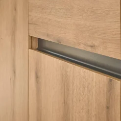 Anrichte in Wildeiche Optik und Anthrazit - Colomania