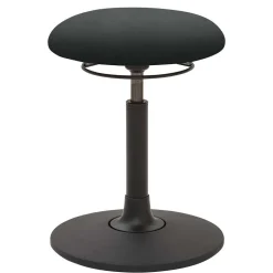 Arbeitshocker für aktives Sitzen in Schwarz - Moorland