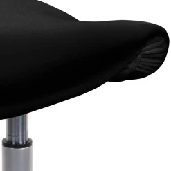 Arbeitshocker mit Sattelsitz in Schwarz - Simeona