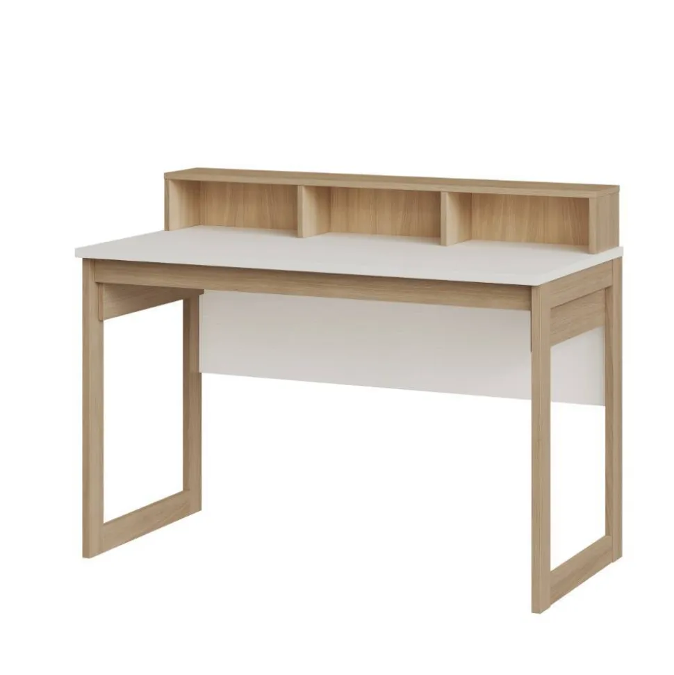 Arbeitszimmer Möbel-Kombi in Weiß - Ovidio (dreiteilig)