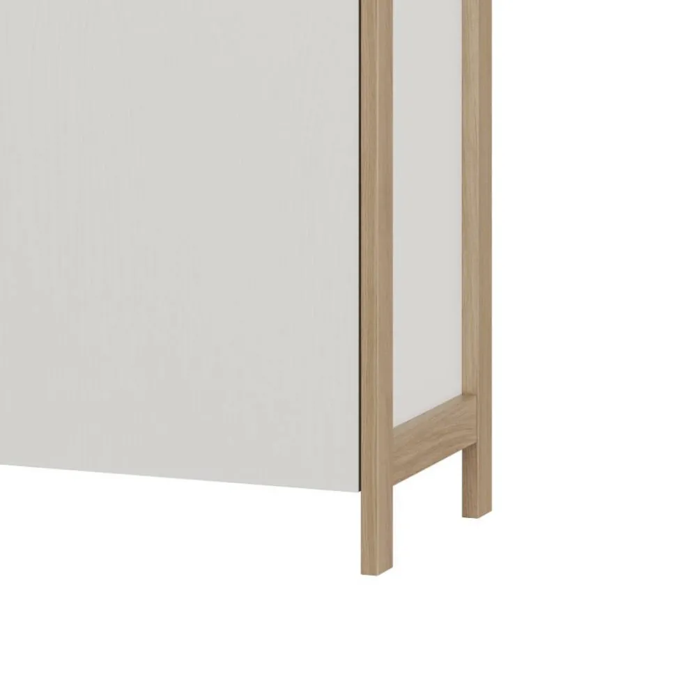 Arbeitszimmer Möbel-Kombi in Weiß - Ovidio (dreiteilig)