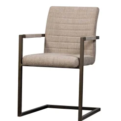 Armlehnen Freischwinger in Beige - Sentata (2er Set)