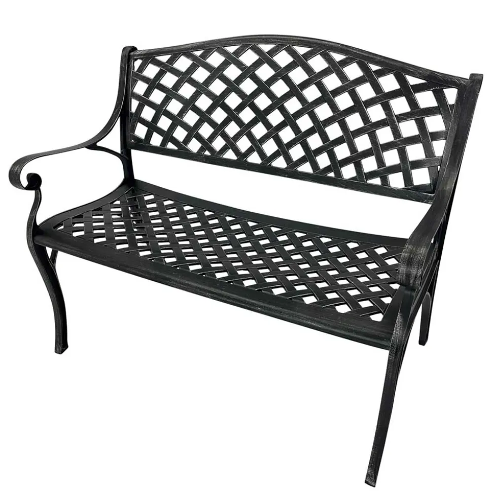 Armlehnen Parkbank im Vintage Look - Mora