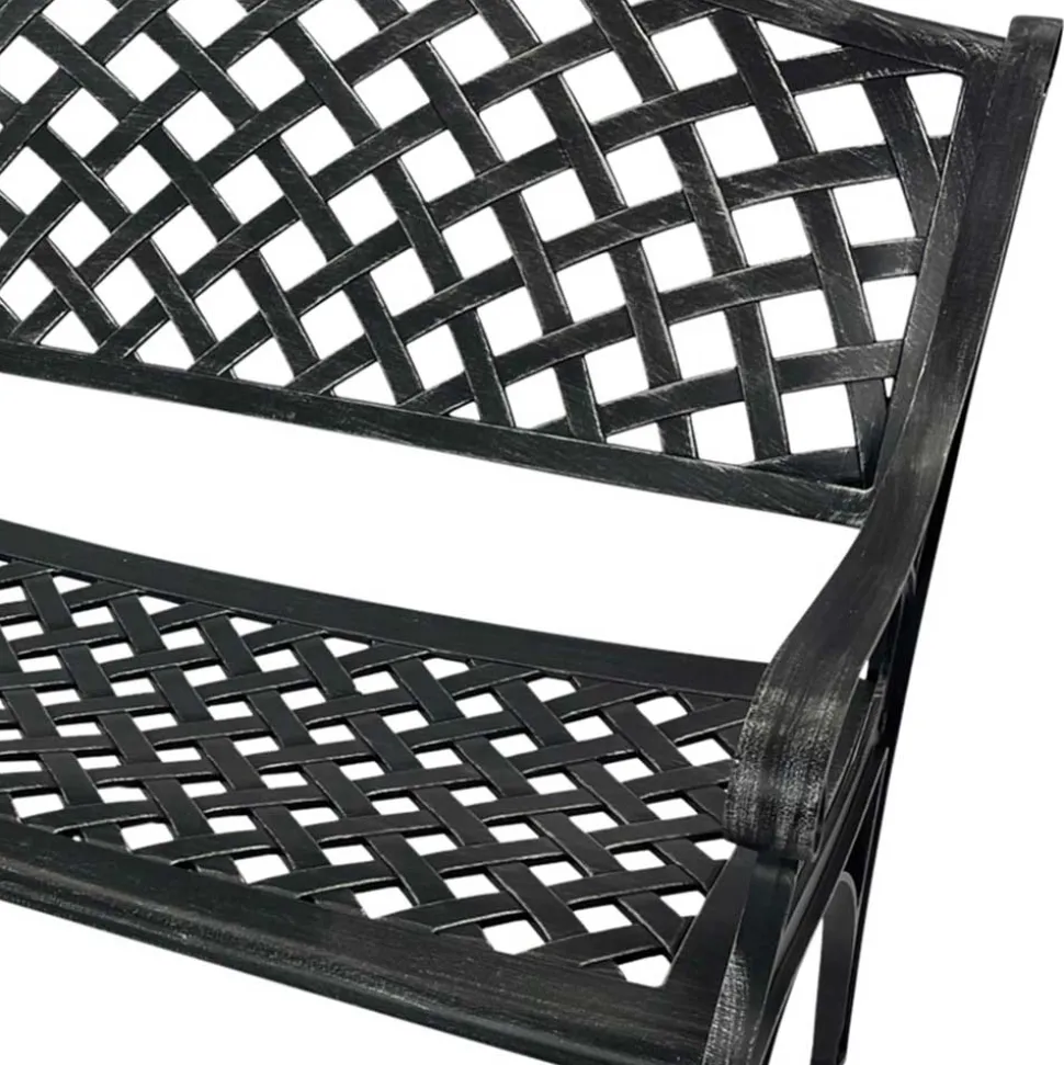 Armlehnen Parkbank im Vintage Look - Mora