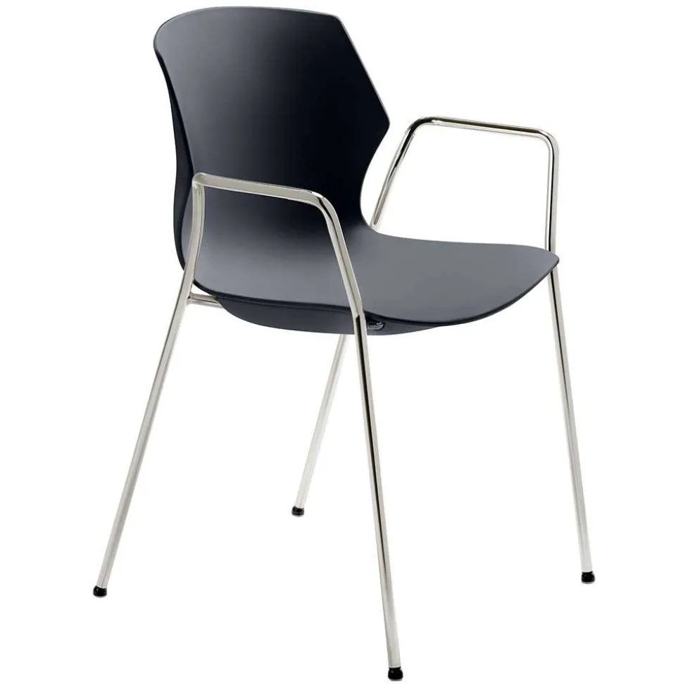 Armlehnen Schalenstuhl zum Stapeln - Ramia
