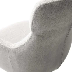 Armlehnen-Drehstuhl in Lichtgrau - Plicardo (2er Set)