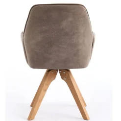 Armlehnenstühle in Schlammfarben - Ellis (2er Set)