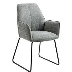 Armlehnenstühle mit Bügelgestell - Ykan (2er Set)