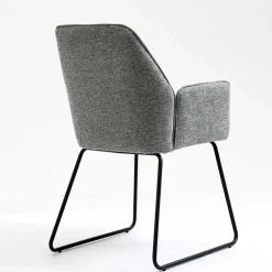 Armlehnenstühle mit Bügelgestell - Ykan (2er Set)