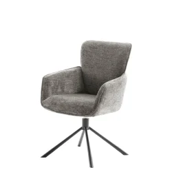 Armlehnenstuhl in Cappuccino - Velicita (2er Set)