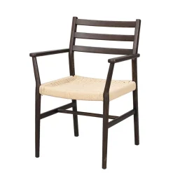 Armlehnenstuhl in Eiche Dunkel - Gardaz