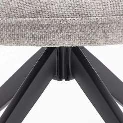 Armlehnenstuhl in Grau und Schwarz - Monterry (2er Set)