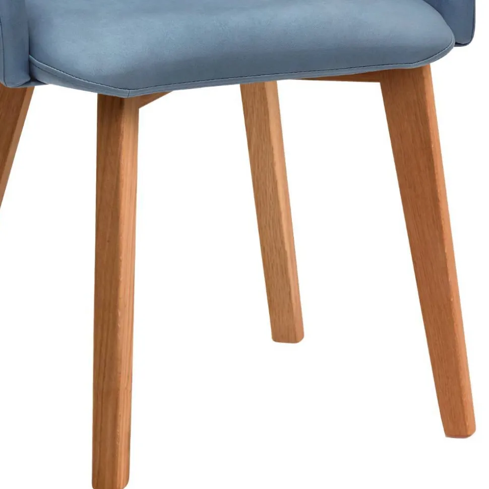 Armlehnenstuhl in Hellblau - Nenna