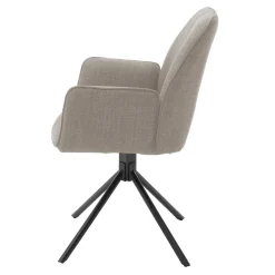 Armlehnenstuhl mit Drehgestell - Leak (2er Set)