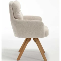 Armlehnenstuhl mit Federkern - Elliot (2er Set)