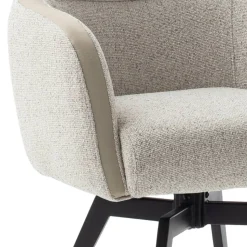 Armlehnenstuhl mit Taschenfederkern - Emrucon (2er Set)