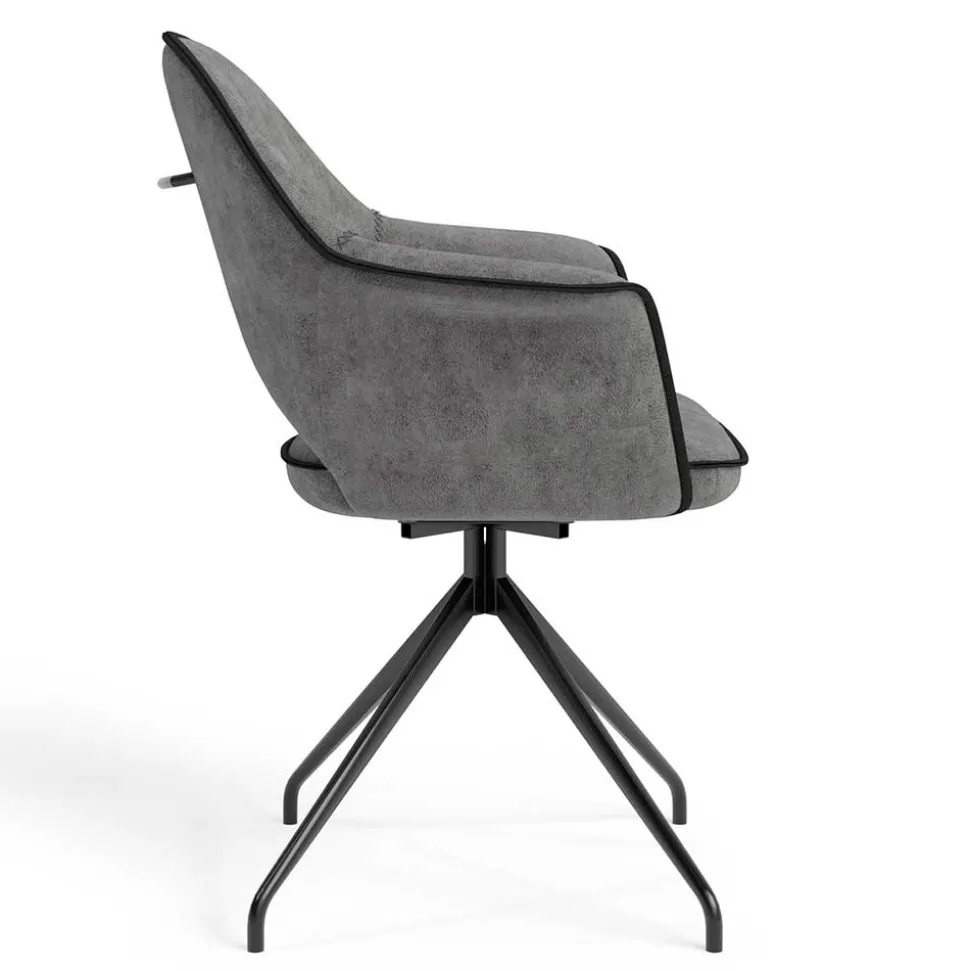 Armlehnenstuhl um 180 Grad drehbar - Watenora (2er Set)