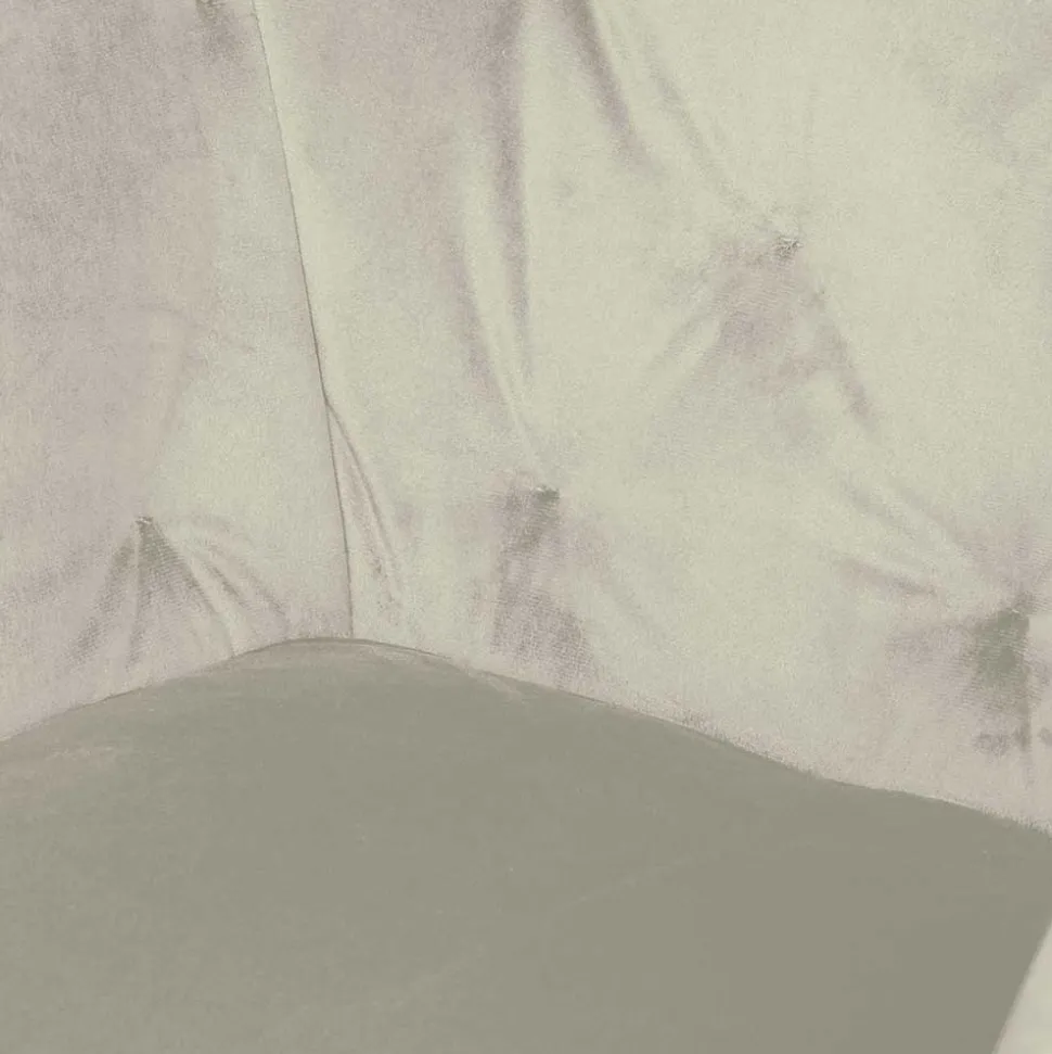 Armlehner Polsterstuhl in Creme Samt - Pape