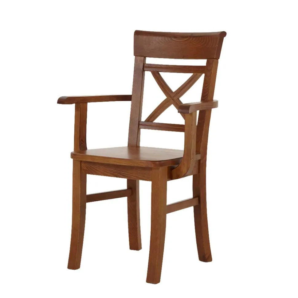 Armlehnstuhl Bistrita in Bernsteinfarben (2er Set)