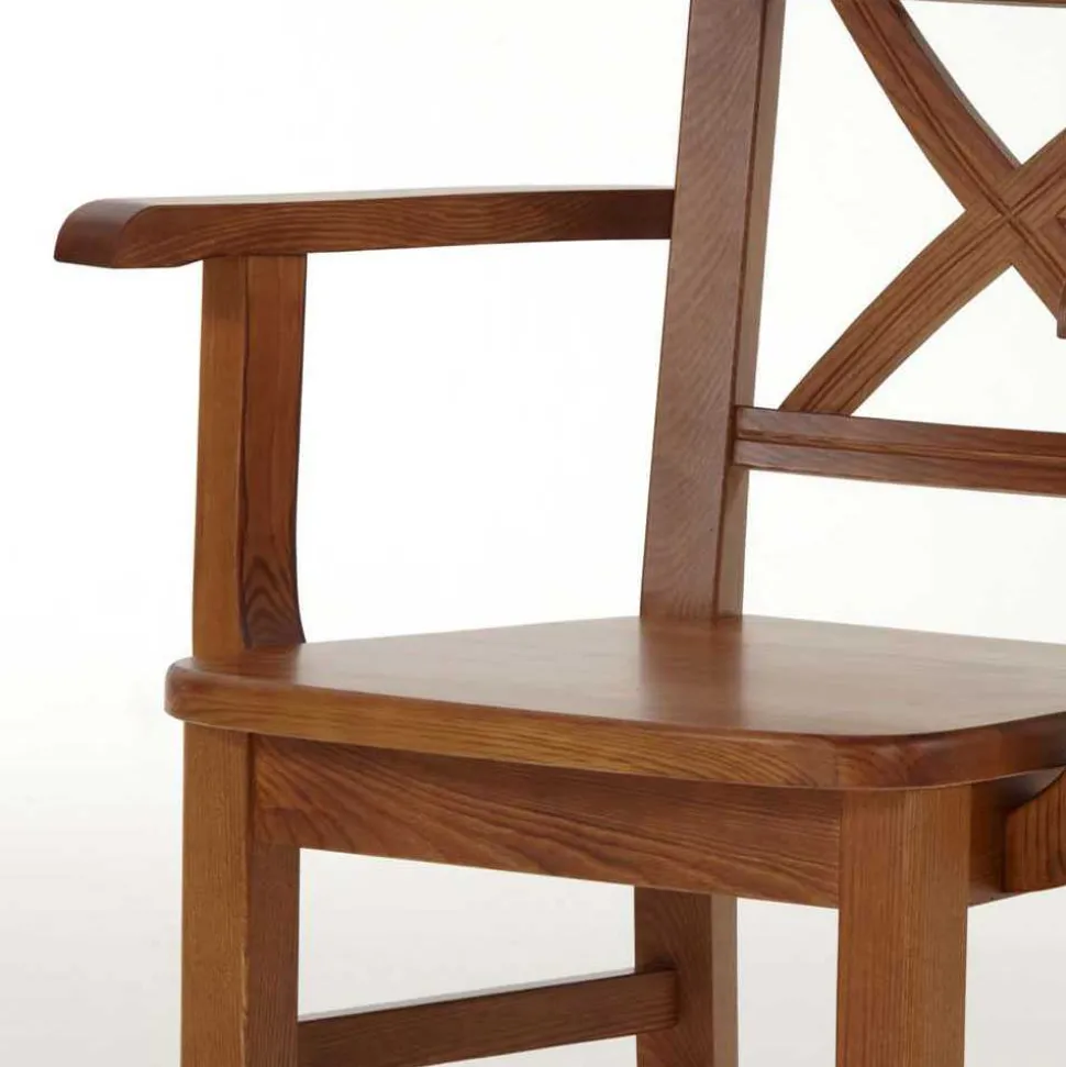 Armlehnstuhl Bistrita in Bernsteinfarben (2er Set)