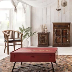 Armlehnstuhl Mangato aus Teak Recyclingholz